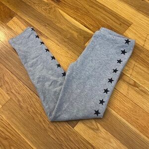 Flowers By Zoe Grey Leggings With Black Stars Size L